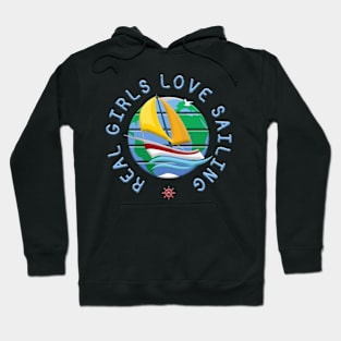 Real Girls Love Sailing Hoodie